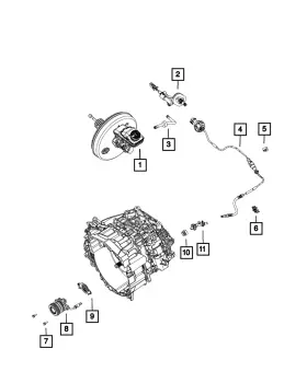68196158aa 500l Genuine Mopar Clutch Release Bearing