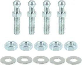 2207130434 A Absopro 10mm Car Strut Ball 5/16-18 Thread 1 Inch Long Shank With Hardware Lock Nuts