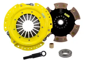 Nx1-hdr6 Act Advanced Clutch For 1989 Nissan 240sx Hd/race Rigid 6 Pad Kit