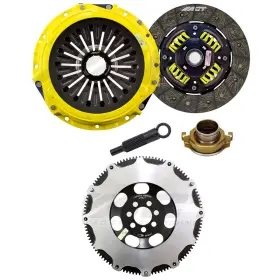 Me3-hdss Act Hd Street Sprung Clutch Disc Kit And Xact Flywheel For 08-15 Mitsubishi Evo X