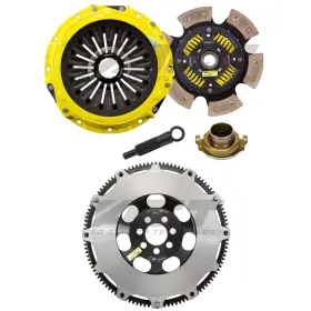Me3-hdg6 Advanced Clutch Technology Act Kit Spring 6 Puck Disc And Prolite Flywheel For Mitsubishi Evo X 10