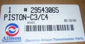 29543065 Allison Clutch Shaft Piston #3