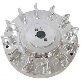 6626 Arc Racing Billet Flywheel Predator 212cc Hemi Only - Kohler Ch270 Silver