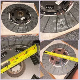 271222 Borg Warner Clutch Plate Disc 9-1/2 Inch X 1-1/16 10 Spline Remanufactured