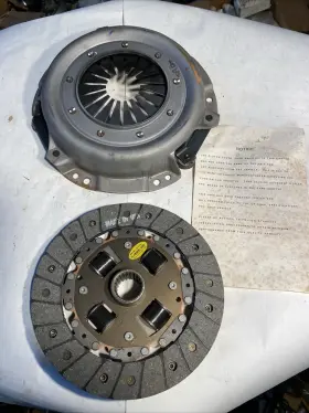 99564 Borg Warner 98565 Reman. Nib Nos Pressure Plate And Clutch Old Vw Beetle