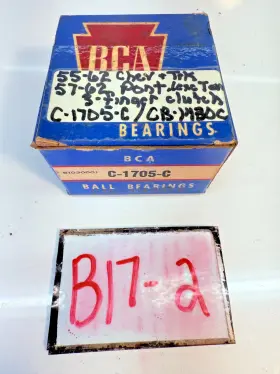 Pt-1705-c Bower / Bca Nos C-1705-c Clutch Release Bearing 1955 - 1962 Chevy Truck Pontiac B17-2