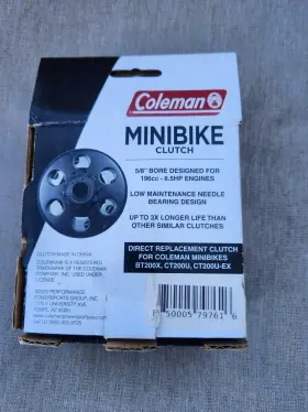 Cb21000 Coleman Cb21000/hs200 Needle Bearing 5/8 Inch Bore Clutch - 10 Tooth #420 Nib #2