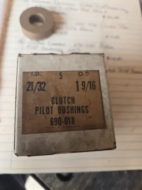 690-018 Dorman Vintage Clutch Pilot Bushing Id 21/32 Od 1 9/16 New Old Stock