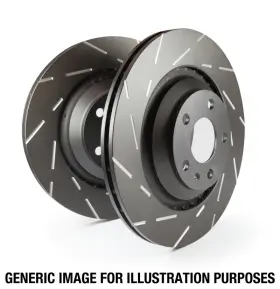 Usr7752 Ebc Brakes Usr Slotted Rear Rotors For 2016 Honda Civic