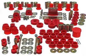 3.18123r Energy Suspension Hyper-flex Bushing Kit Red 1963-1982 Chevy Corvette