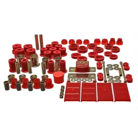 318119r Energy Suspension Bushings 1967-69 Camaro/firebird 1968-74 Nova Hyper-flex Red Polyurethane Bushing Set For
