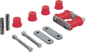 32135r Energy Suspension Bushings 1967-81 Camaro Firebird Nova Rear Spring Shackle Bushing Kit Multi-leaf