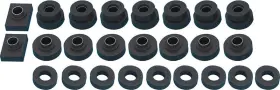 34120g Energy Suspension Bushings 1955-57 Bel Air Hardtop/sedan Black Polyurethane Body Mounts