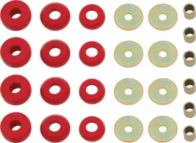 34129r Energy Suspension Bushings 1977-79 Polyurethane Body Mount Bushing Kit Red