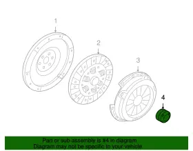 6e5z-7548-aa Ford Genuine Release Bearing #2