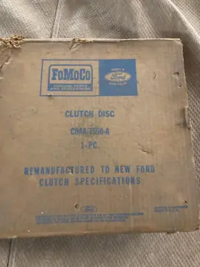 C0aa-7550-a Ford 1960-1961 New Nos Clutch 292 Cid
