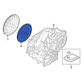 Dg9z7550a Ford Oe For Police Responder Hybrid 19-20 Transmission Clutch Friction Plate