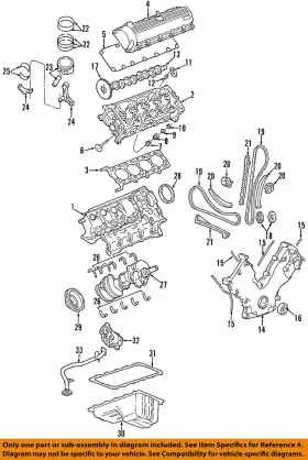 2c5z6303ba Ford Oem Oem-engine Crankshaft Crank