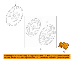 Dg9z-7a564-b Ford Oem 13-15 Fusion-clutch Slave Cylinder Dg9z7a564b