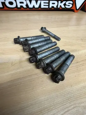 62714mnqd Genuine 2008-2019 Bmw N63 X5 X6 750i 550i Bell Housing Bolt Set #3