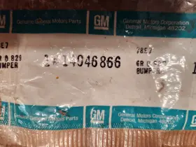 12338127 Gm Nos 1955-82 Corvette 60s 70s Models Clutch And Brake Pedal Return Rubber Bumper #2