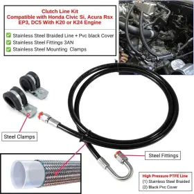 Gmqp01442 Gm-motor Clutch Line Hose Kit For K Swap Honda Civic Crx Acura Integra K-series K24 K20 #3