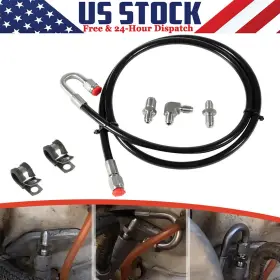 Gmqp01442 Gm-motor Clutch Line Hose Kit For K Swap Honda Civic Crx Acura Integra K-series K24 K20