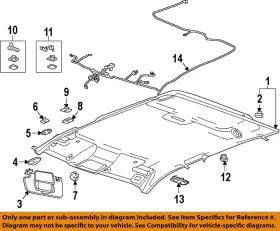84258411 Gm Oem 15-23 Sierra 1500 Cab Interior Trim-holder