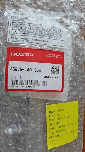 46925-ta0-305 Honda Genuine Clutch Master Cylinder