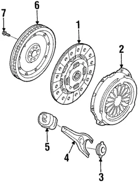 30210-40u06 Infiniti 3021040u06 Genuine Pressure Plate