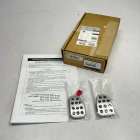 Na1jv909 Mazda Genuine Oem Brake And Clutch Aluminum Pedals Silver/black