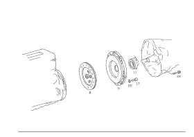004-250-20-04-80 Mercedes-benz Genuine Remanufactured Clutch Pressure Plate