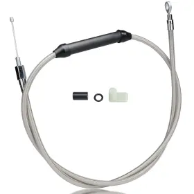 Mokitdoralhxx01008best Mokitdora 68 Inch Stainless Braided Twin Cam Clutch Cable For 07-16 Harley Touring Dyna
