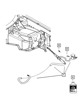 04642666ah Mopar Genuine Hydraulic Clutch Actuator 4642666ah