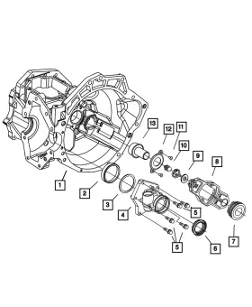 05019841aa Mopar Genuine Clutch Release Lever Boot 5019841aa