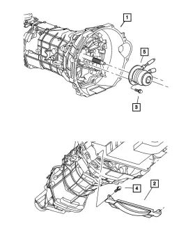 05037357ab Mopar Genuine Clutch Slave Cylinder 5037357ab