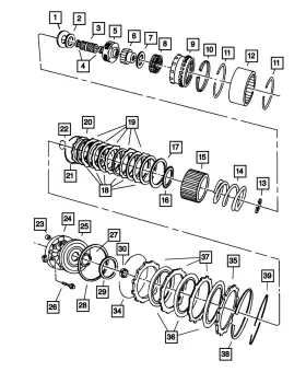 05093169aa Mopar Genuine Pressure Plate 5093169aa #2