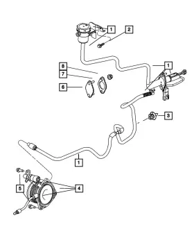 05273518ac Mopar Genuine Hydraulic Clutch Actuator 5273518ac