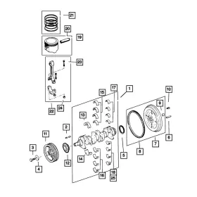 06031923 Mopar Bellhousing Dowel Pin For Dodge Neon Plymouth 1997