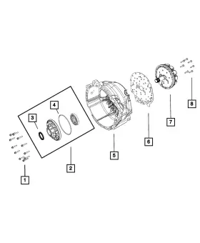 52108147aa Mopar Genuine Intermediate Plate #3