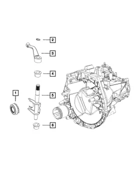 68136992aa Mopar Genuine Lever