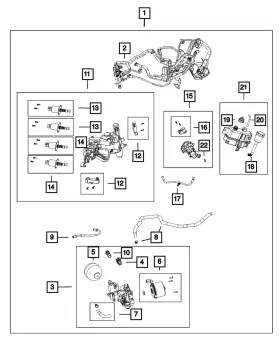 68137395aa Mopar Genuine Clip