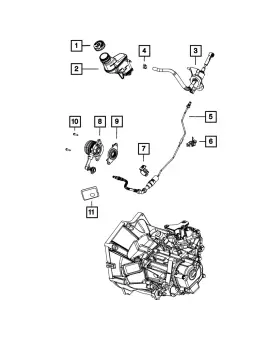 68146427aa Mopar Genuine Clutch Release Lever Boot