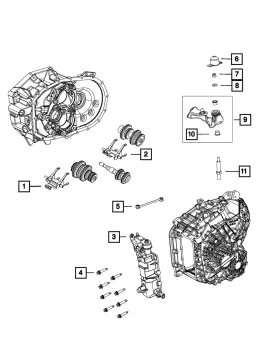 68349006aa Mopar Genuine Shift Fork Assembly
