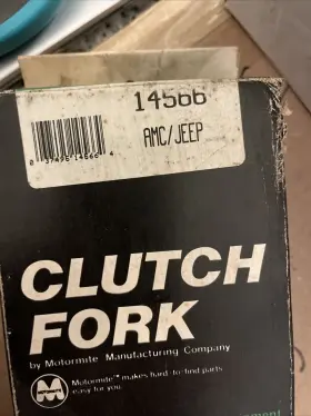 14566 Motormite Clutch Fork Amc / Jeep Nos