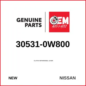 30531-0w800 Nissan Genuine 2008-2009 Cabstar Clutch Withdrawal Lever