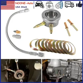 Noqp1537 No-auto 82876 T5 Transmission Hydraulic Throwout Bearing And Hose Kit For Gm Borg-warner