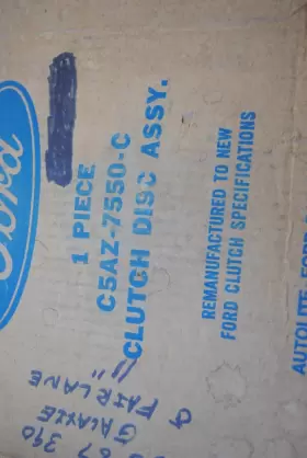 7550 Original Ford C5az 65 66 67 Fairlane Galaxie 390 11 Inch Nos Rebuilt Clutch Disc C #2