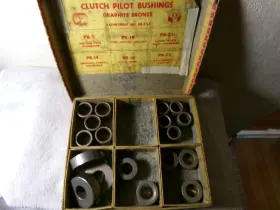 Pb-25a Perfect Nos Clutch Pilot Bushing Set Graphite Bronze Assortment Includes 18 Bushings