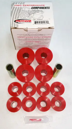 18-1002 Prothane Rear Leaf Spring Eye / Shackle Bushing Kit For 84-88 4runner Pickup
